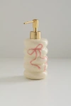 Urban Outfitters Bow Soap Dispenser In Rose At  In Rose