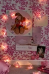 Urban Outfitters Bow String Lights In Pink At  In Multi