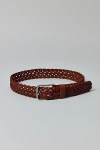 Urban Outfitters Braided Leather Belt In Brown, Men's At