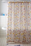 Urban Outfitters Breakfast Treats Shower Curtain In Bright Yellow At  In Bright Yellow