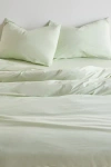 Urban Outfitters Breezy Cotton Percale Duvet Set In Meadow Mist At