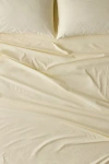 Urban Outfitters Breezy Cotton Percale Sheet Set In Butter Yellow At