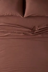 Urban Outfitters Breezy Cotton Percale Sheet Set In Clove At  In Brown
