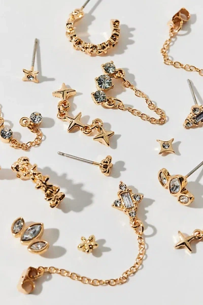 Urban Outfitters Bristol Mixed Metal Multi Earring Set In Assorted, Women's At