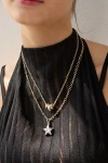 Urban Outfitters Bristol Pendant Layering Necklace Set In Gold, Women's At  In Metallic
