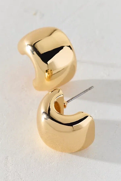 Urban Outfitters Brooklyn Chunky Hoop Earring In Gold, Women's At