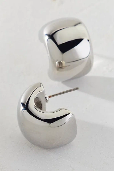 Urban Outfitters Brooklyn Chunky Hoop Earring In Silver, Women's At