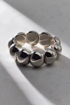 Urban Outfitters Bubble Metal Stretch Bracelet In Silver, Women's At  In Silver