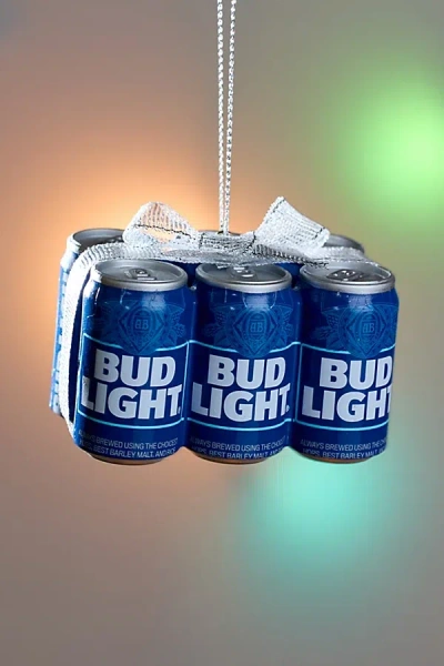 Urban Outfitters Budweiser Bud Light 6-pack Cans Ornament In Assorted At  In Blue