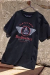Urban Outfitters Budweiser Genuine Beer Graphic Tee In Black, Men's At