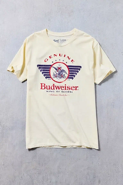 Urban Outfitters Budweiser Genuine Beer Graphic Tee In Neutral, Men's At