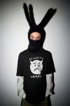 Urban Outfitters Bunny Ear Balaclava In Black, Men's At  In Black