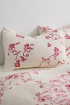 Urban Outfitters Bunny Toile Patterned Cotton Gauze Sham Set In Pink At