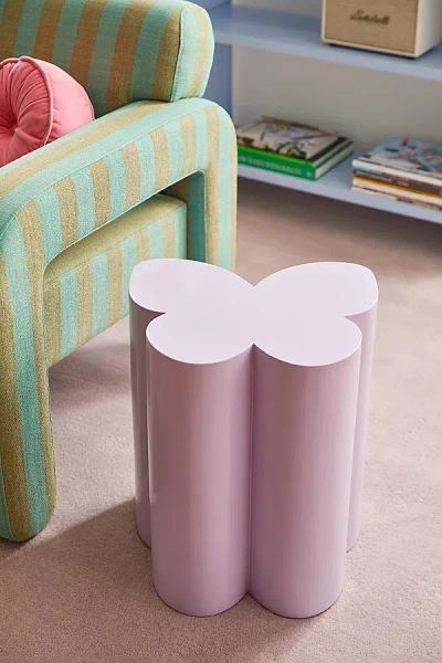 Urban Outfitters Butterfly Side Table In Lavender At  In Purple