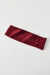 Urban Outfitters Buttoned Headwrap Soft Headband In Maroon, Women's At  In Red