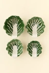 Urban Outfitters Cabbage Shaped Nesting Serving Bowl Set In Dark Green At