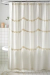 Urban Outfitters Cake Crochet Shower Curtain In Cream At  In White