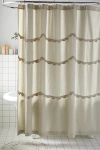 Urban Outfitters Cake Crochet Shower Curtain In Sage At  In Neutral