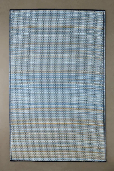 Urban Outfitters Cancun Shadow Outdoor Rug In Blue At