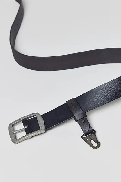 Urban Outfitters Carabiner Clip Leather Belt In Black, Men's At
