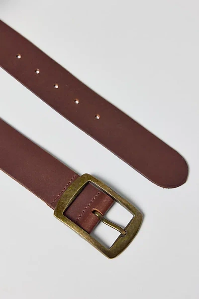 Urban Outfitters Carabiner Clip Leather Belt In Brown, Men's At