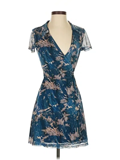 Pre-owned Urban Outfitters Cardigan Sweater In Blue