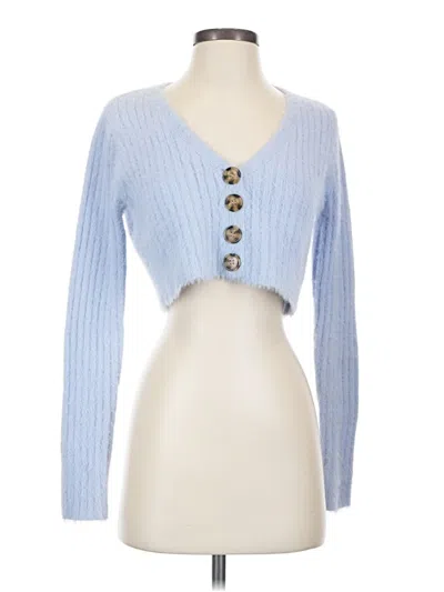 Pre-owned Urban Outfitters Cardigan Sweater In Blue