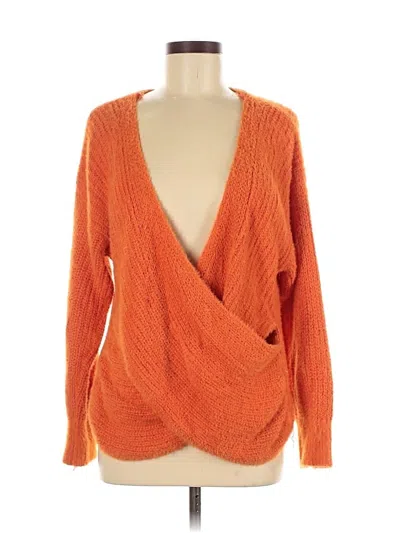 Pre-owned Urban Outfitters Cardigan Sweater In Orange