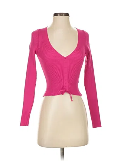 Pre-owned Urban Outfitters Cardigan Sweater In Pink