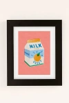 Urban Outfitters Carmen Veltman Orange Milk Art Print In Modern Black At  In Multi