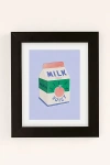 Urban Outfitters Carmen Veltman Peach Milk Art Print In Black Matte Frame At  In Multi