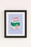 Urban Outfitters Carmen Veltman Peach Milk Art Print In Black Wood Frame At  In Multi