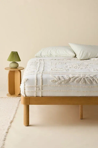 Urban Outfitters Casper Wood Platform Bed In Tan At  In Brown