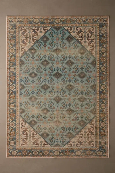 Urban Outfitters Castillo Printed Rug In Blue At