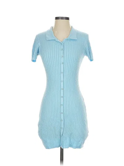 Pre-owned Urban Outfitters Casual Dress In Blue