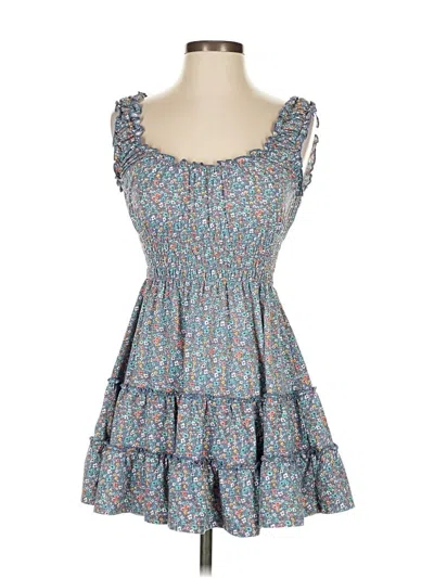 Pre-owned Urban Outfitters Casual Dress In Blue