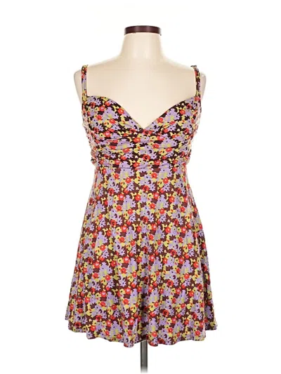 Pre-owned Urban Outfitters Casual Dress In Brown