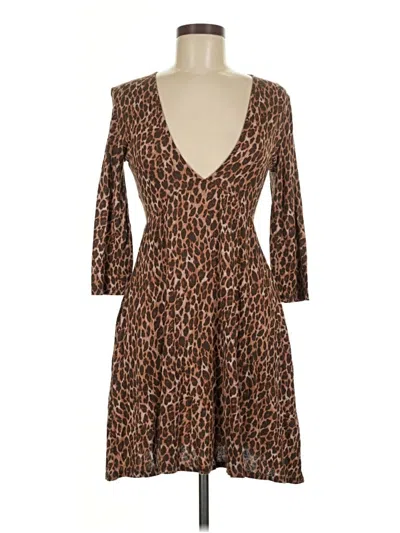 Pre-owned Urban Outfitters Casual Dress In Brown