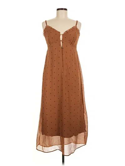 Pre-owned Urban Outfitters Casual Dress In Brown