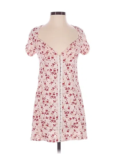 Pre-owned Urban Outfitters Casual Dress In Burgundy