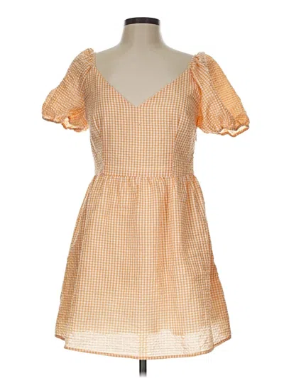 Pre-owned Urban Outfitters Casual Dress In Orange