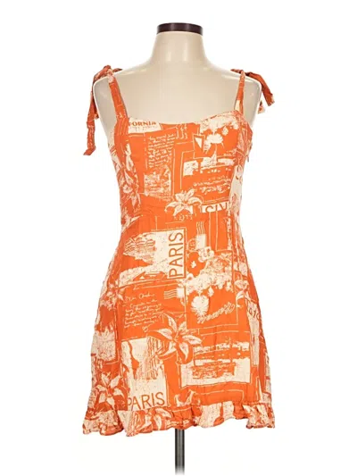 Urban Outfitters Casual Dress In Orange