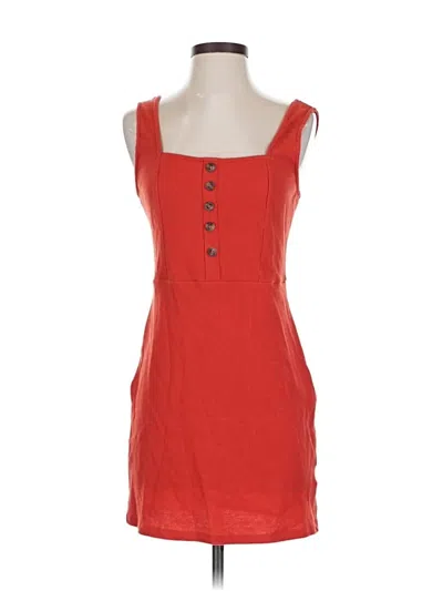 Pre-owned Urban Outfitters Casual Dress In Red