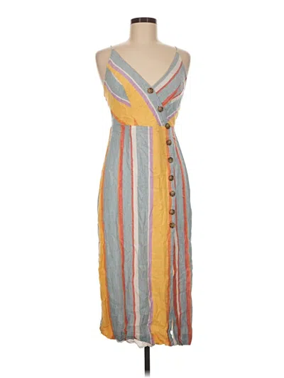 Pre-owned Urban Outfitters Casual Dress In Yellow