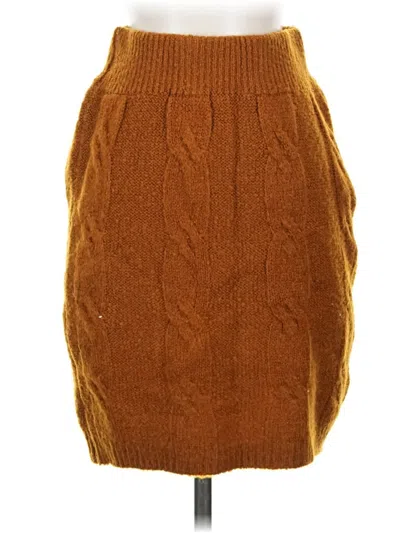 Pre-owned Urban Outfitters Casual Skirt In Brown