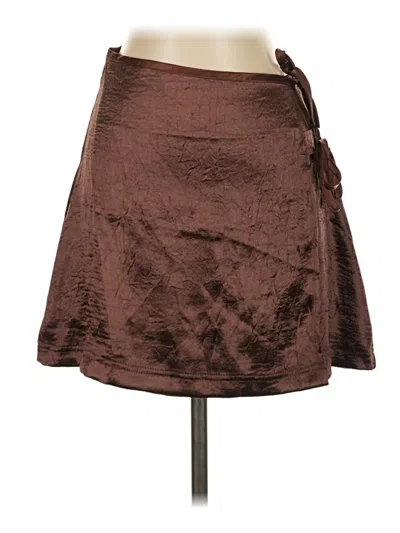 Pre-owned Urban Outfitters Casual Skirt In Brown