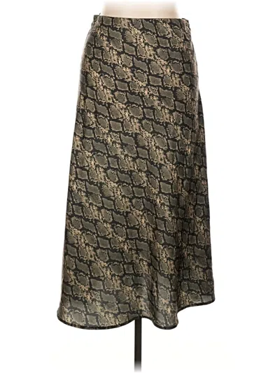 Pre-owned Urban Outfitters Casual Skirt In Gold