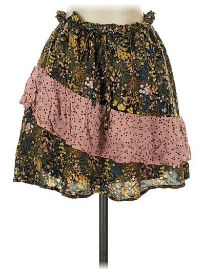 Pre-owned Urban Outfitters Casual Skirt In Gold