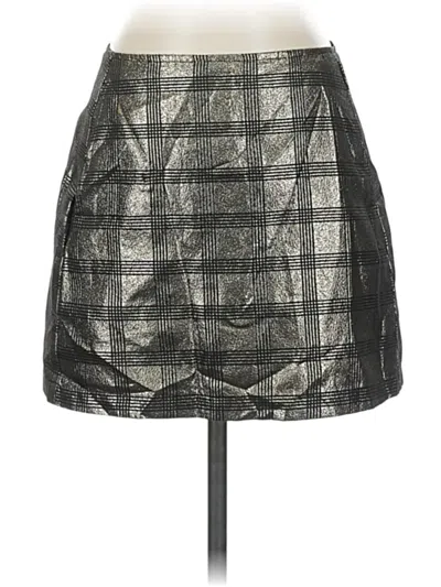 Pre-owned Urban Outfitters Casual Skirt In Gray