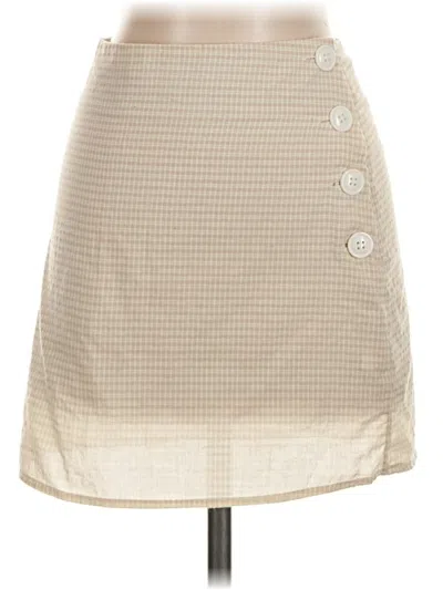 Pre-owned Urban Outfitters Casual Skirt In Ivory